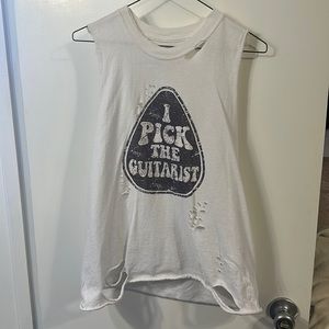 Mamie Ruth Mush Festival “I Pick the Guitarist” Distressed Top